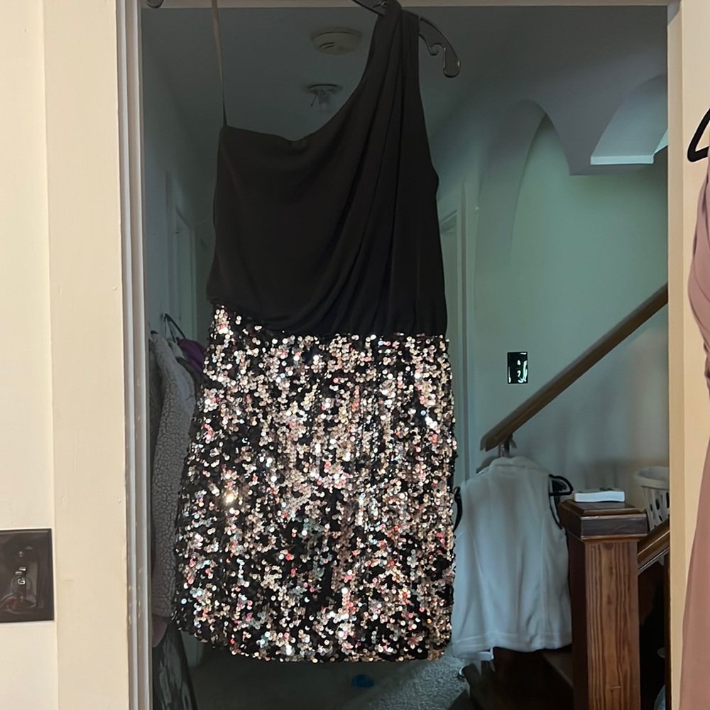 Sequin bottom one should dress